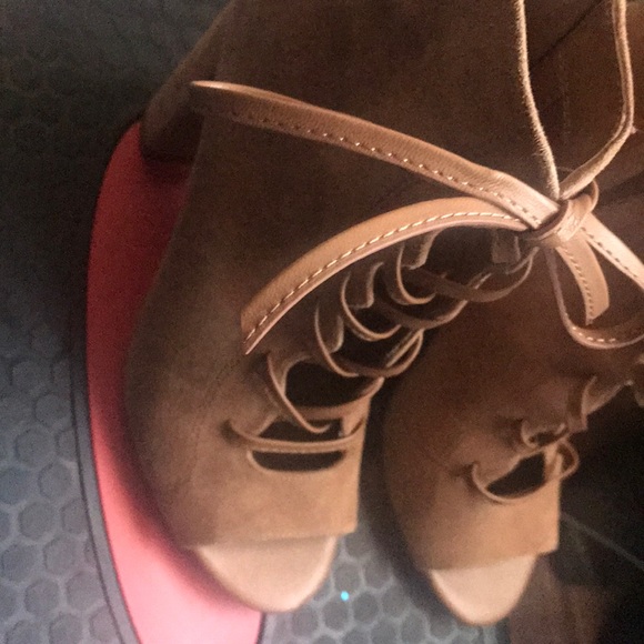 Yvie Sam Edelman Booties Chestnut - Picture 7 of 8